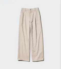 ドレープデニムタックパンツ　Ｍ　ユニクロ