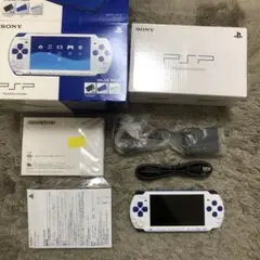 【取り置き中19800円】psp3000 ホワイトブルー バリューパック