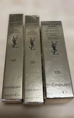 YSL サンローラン　ルージュ3色