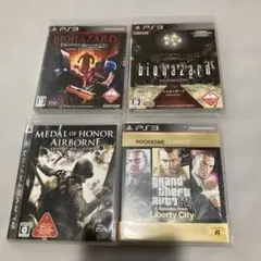 PS3 ソフトセット バイオハザード メダルオブオナー GTA