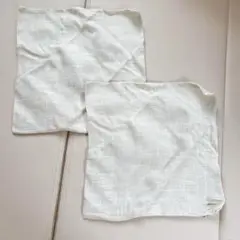 2枚セット クッションカバー 無地 座布団カバー ホワイト 45x45 cm