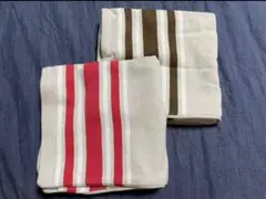 無印良品 クッションカバー 43×43 2枚セット バスクストライプ