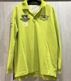 Cutter & Buck ポロシャツ LL 明るい黄色　ゴルフウェア　長袖