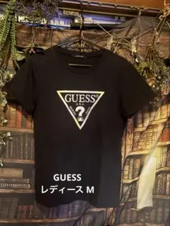 GUESS レディース ロゴ Tシャツ ブラック 黒 半袖 ゲス 海外製
