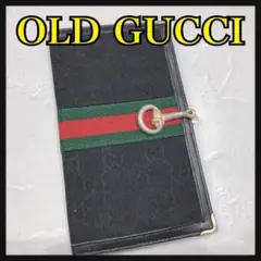 ☆OLDGUCCI☆ オールドグッチ シェリーライン 札入れ ブラック GG