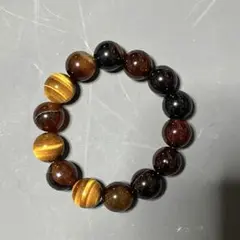 数珠　ブレスレット　タイガーアイ