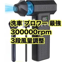 洗車 ブロワー 最強 300000rpm 3段風量調整 電動エアダスター 小型