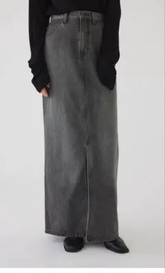 美品 RIM.ARK リムアーク Front slit denim SK 36