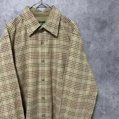 00s エディーバウアー　長袖　BDシャツ チェック　古着　メンズS