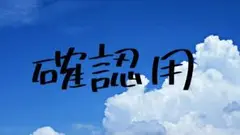 確認用