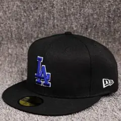 【新品未使用】LAドジャース NEWERA 59FIFTY Blackキャップ