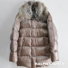 【RALPH LAUREN】エコファー ダウン90% コート タグ付未使用 XL