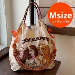 奉仕品1点のみ 刺繍 ナイロン Mショルダーバッグ エコバッグ ショルダー紐付