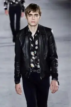 2025年最新】SAINT LAURENT PARIS メンズ シングルライダースの