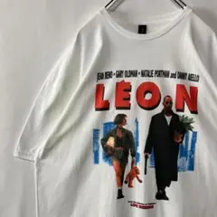 レオン　LEON　ムービーTシャツ　マチルダ　XLサイズ　ホワイト　古着　映画