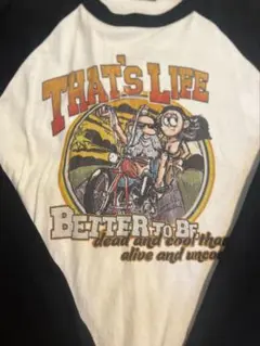 That'slife ラグランロンT M