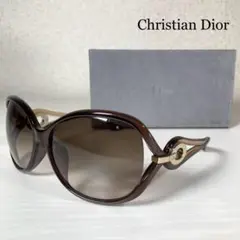 美品　ディオール　ラウンド型 ブラックフレーム サングラス　小物　ゴールドロゴ 2025年最新】Christian Dior レンズ形：ボストン レディース
