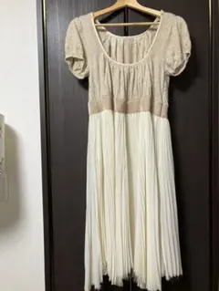 未使用 sacaiニットワンピース シルク素材