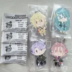 刀剣乱舞 とうらぶ 御伴散歩カプセルラバーマスコット 其の四 4点