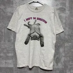 Ca-max 90sUSA アニマル柄　ネコ　Tシャツ　VINTAGE