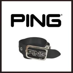 ○★新品 未使用 PING ロゴデザイン ナイロンベルト サイズ調整可能ベルト