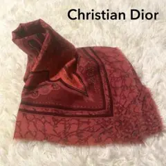 Christian Dior ディオール 大判ストール ウール地 ペイズリー柄