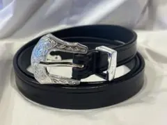 Tory western leather belt black
