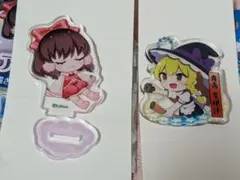 東方Project アクリルスタンド＆キーホルダー 博麗霊夢 霧雨魔理沙