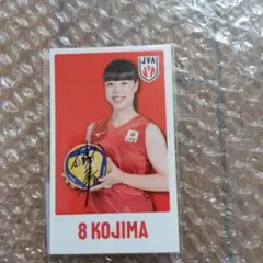 小島満菜美サイン入りステッカー