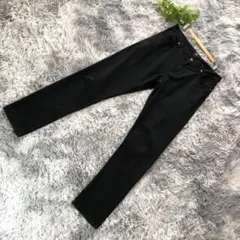 H&M【31サイズ】チノパン 黒 綿素材 快適 SLIM FIT