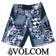 ボルコム VOLCOM Y2K サーフパンツ 総柄 ボードショーツ