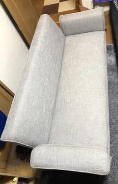 グレー 3人掛けソファ