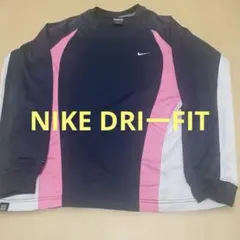 Nike Dri-FIT トレーナー LGサイズ ネイビー/ピンク/グレー