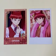 魔入りました！入間くん　アモカフェ　特典ミニフォトカード・デビパシャ　オペラ