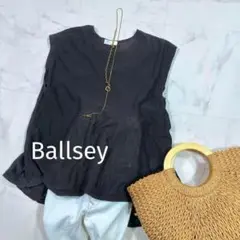 Ballsey ボールジィ ハイツイストラミー ノースリーブフレアプルオーバー
