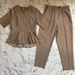 【美品】アクアガレージ　半袖　パンツスーツ　セットアップ　Mサイズ　お宮参り