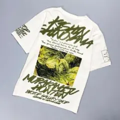 美品 BIOTOPx篠山紀信 ギャラリーフォトTシャツ 白サイズL*ED1069
