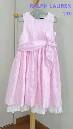 ポロ・ラルフローレン 子供用ワンピースドレス