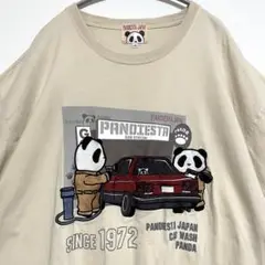 PANDIESTA JAPAN スカイライン　刺繍　半袖 Tシャツ　5L