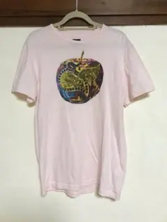 プリティーグリーン Tシャツ リンゴ ピンク
