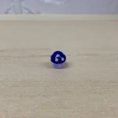 ガラス細工　きのこ（ミニ）青