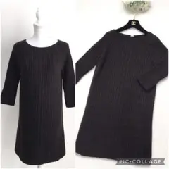 【美品】HERMES エルメス 最高級 キャメル100% ワンピース