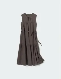 UNIQLO ライトコットンワンピース/チェック24SS