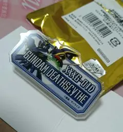 ガンダムW　30周年記念　モビルスーツネームバッジ　ガンダムデスサイズ