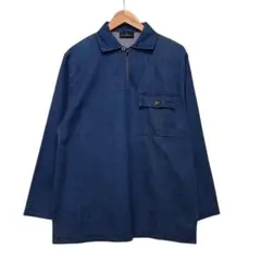 Leminor ルミノア　フィッシャーマンスモック　長袖デニムシャツ　フランス製