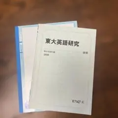 東大英語研究 2020 後期