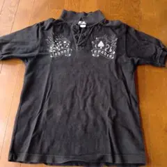 ジョニースペード　ポロシャツ 黒