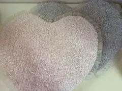 Francfranc フランフラン フリルハートマルチマット ピンク グレー