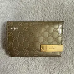 GUCCI グッチ GG グッチシマ エナメル 6連キーケース ゴールドハート 楽天市場】GUCCI グッチ レディース 6連キーケースクラシック