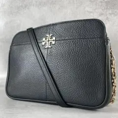 ✨美品✨トリーバーチ　アイビー　ショルダーバッグ ロゴ金具　チェーン　ブラック